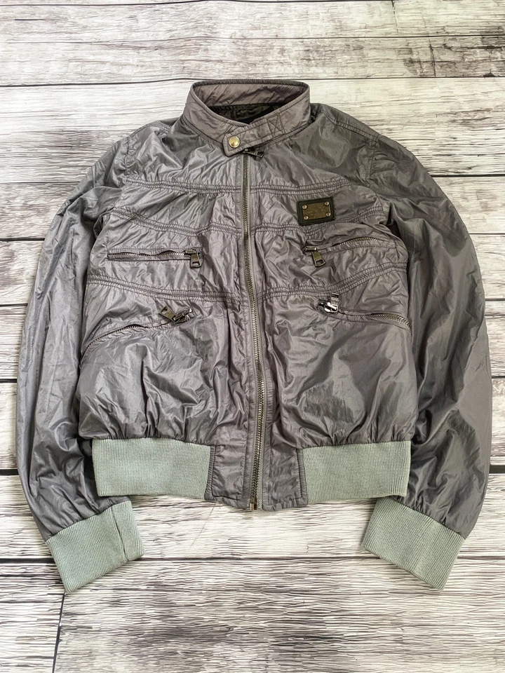 CHAQUETA DE NAILON CARGO RECORTADA DOLCE GABBANA AVANT GARDE MUY RARA DE COLECCIÓN CRAZY Foto 1 de 4