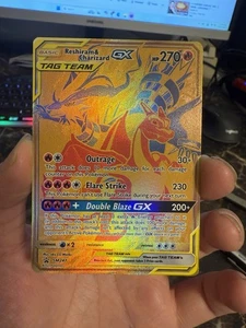 Pokemon Sonne und Mond Promo Reshiram Charizard GX Karte SM247 - Bild 1 von 5