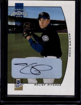 2005 Donruss Team Heroes Autographs #156 Shawn Camp Auto Kansas City Royals - Image 1 of 2