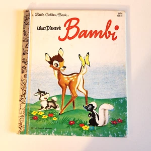 A Little Golden Book Walt Disney's Bambi - Imagen 1 de 2