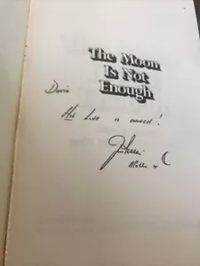 Jim Irwin Signed Inscribed Book “ The Moon Is Not Enough” By Mary Irwin - Picture 1 of 14
