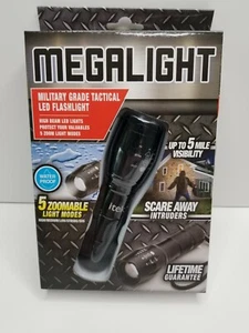 Tactical Flashlight Super Bright CREE LED 5x Zoomable Waterproof Lighting Lamp  - Picture 1 of 5