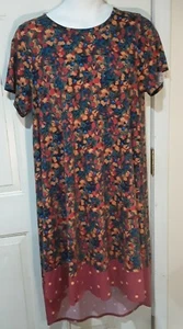 Lularoe Dress Floral Hi Low Detail  Sz 3xl - Picture 1 of 5