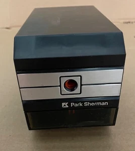 Vintage Park Sherman Black Electric Pencil Sharpener Model 70000 Art Deco Modern - Picture 1 of 3