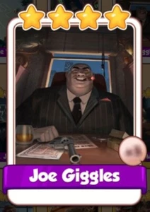 Joe Giggles ,High Rare Card from set Film Noir, Virtual Card,Coin Master Game - Picture 1 of 1