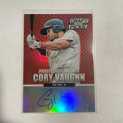 Cory Vaughn 2013 Prizm Draft Picks Auto Red Prizm Card /100 - Image 1 of 2
