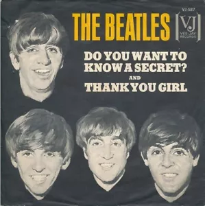 THE BEATLES - DO YOU WANT TO KNOW A SECRET/THANK YOU GIRL - 45-RPM - RARE USED! - Imagen 1 de 16