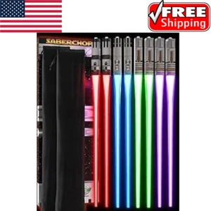 Palillos de sable de luz, Star Wars Mini divertido Cool LED 4 PARES, rojo azul verde. - Imagen 1 de 7