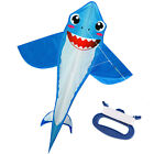 Shark  for Kids and Adults  Flying  with 30M Line for Beach S5O0