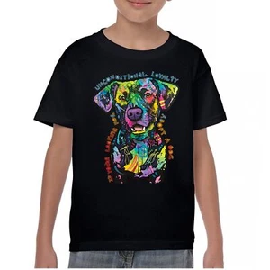 Unconditional Loyalty Youth T-shirt Adopt a Dog Dean Russo Puppy Kids - Picture 1 of 50
