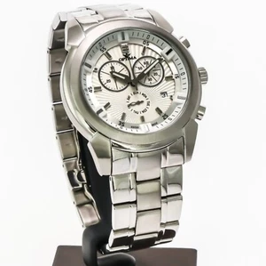 Optima • Swiss Chronograph Watch • Stainless Steel • Quartz • 43.40mm • 5ATM... - Picture 1 of 11