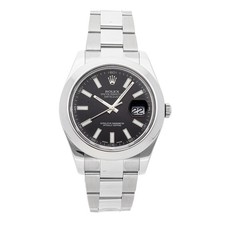 Rolex Datejust II Auto 41mm Steel Mens Oyster Bracelet Watch 116300