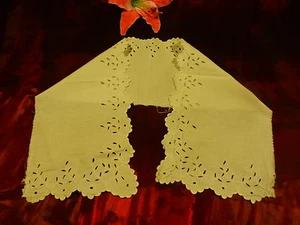 Of / The Embroidered Hand Richelieu for Future Col Or Petticoat Doll Old, White - Picture 1 of 3