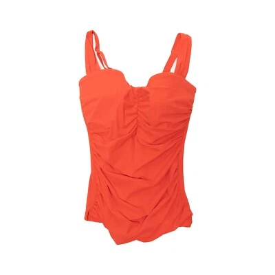 Profile By Gottex  Underwire Tankini Top Swimwear Coral Size 34D 3928 - Image 1 of 2