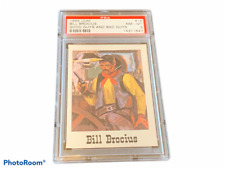 Tombstone Cowboy Western Good Guys Bad Card 1966 Leaf PSA 8 Curly Bill Brocius