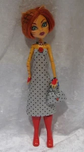 Kleidung für 101/2" Puppen, Kleid, Halskette, Handtasche Set # Monster27 - Bild 1 von 3