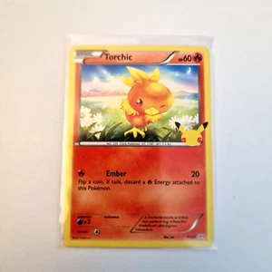 Torchic - Non Holo - 11/25 McDonalds Promo - 2021 - 25th Anniversary - Pokemon - Picture 1 of 2