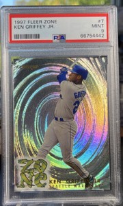 1997 Fleer Zone #7 Ken Griffey Jr. PSA 9