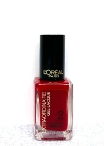 L'Oreal Paris Extraordinaire Gel-Lacque Gel Nail Color - 712 Lacque-Red - Picture 1 of 2