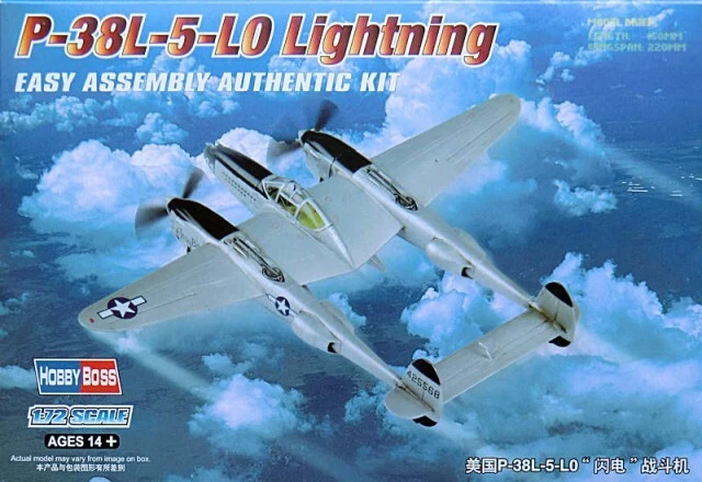 HobbyBoss Models 1/72 Lockheed P-38L-5-LO Lightning - Image 1 of 1