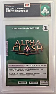 Rare Alpha Clash Graded Prototype Test Card - Amazon Rainforest - Picture 1 of 2