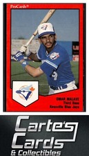 Omar Malave 1989 ProCards Minor League Team Sets #1127  Knoxville Blue Jays