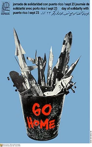 Political POSTER.Yankees Go Home.PUERTO RICO.Independentist History art.44 - Picture 1 of 1