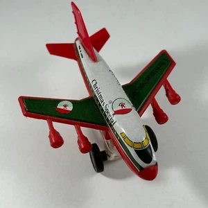 Plastic B747 Toy Airplane with Pencil Sharpener Christmas Special Made in Japan - Picture 1 of 13