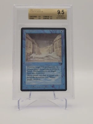 MTG Legends BGS 9.5 (Quad) Flash Flood - Image 1 of 2