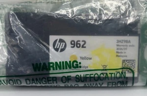 Originale HP 962 giallo OfficeJet Pro 9015 9025 9010 9020 9012. EXP 9/26 SPEDIZIONE GRATUITA - Foto 1 di 1