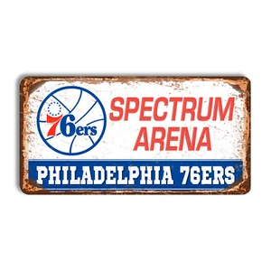 Metal sign Philadelphia 76ers vintage Philadelphia 76ers home stadium sign - Picture 1 of 11