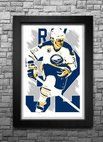 ROB RAY art print/poster BUFFALO SABRES FREE S&H! JERSEY Cover