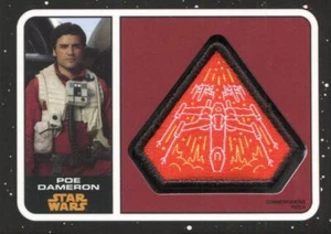 Star Wars JTTROS Patch Card Poe Dameron - X-Wing - Picture 1 of 1