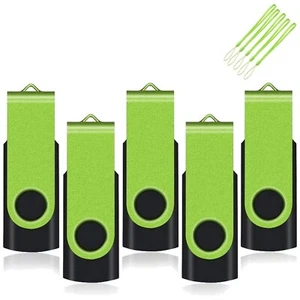 USB Stick 2GB Metall Mehrfarbig 5er Pack High Speed USB 2.0 Speicherstick - Bild 1 von 9