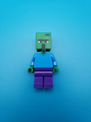 Lego Minecraft Minifigure Zombie Villager 21128! - Image 1 of 4