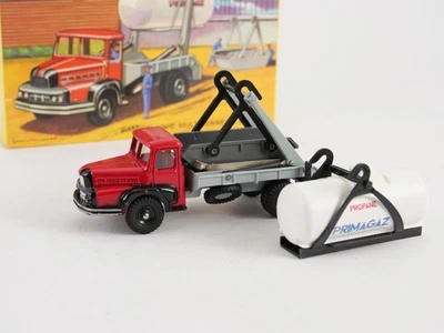 Dinky Toys F N° 805 BERLIET Camion Multibenne E Citerne Mai Giocato In Scatola - Immagine 1 di 4