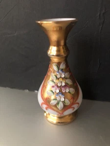 vintage bohemian hand painted glass .. - Picture 1 of 10
