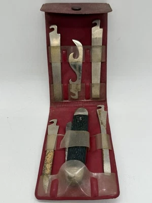 Cuchillo de Bolsillo Multiherramienta Cubiertos IMPERIAL De Colección Hecho en EE. UU. + Soporte Original Foto 1 de 4