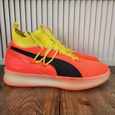 Puma Clyde Court Disrupt Mens Sz 10 Red Blast Basketball Sneaker Shoes 191715-02 - Image 1 of 4