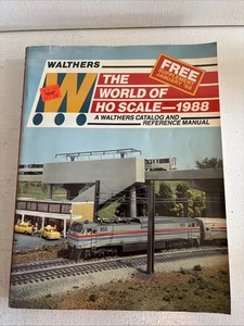 Walthers Il Mondo Del Mondo Scala HO 1988 Catalogo e Manuale di Riferimento D5 - Foto 1 di 8