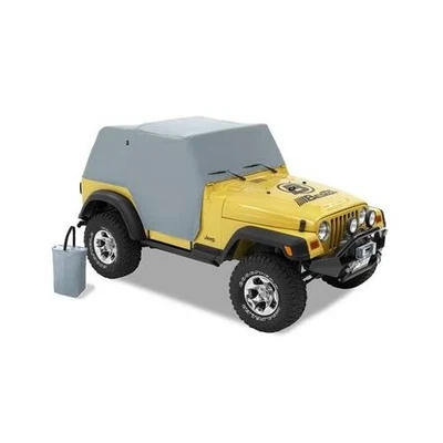 Bestop Car and Truck Cover Haartz Fabric Charcoal Custom-Fit Wrangler Ea 8103709 - Image 1 of 2