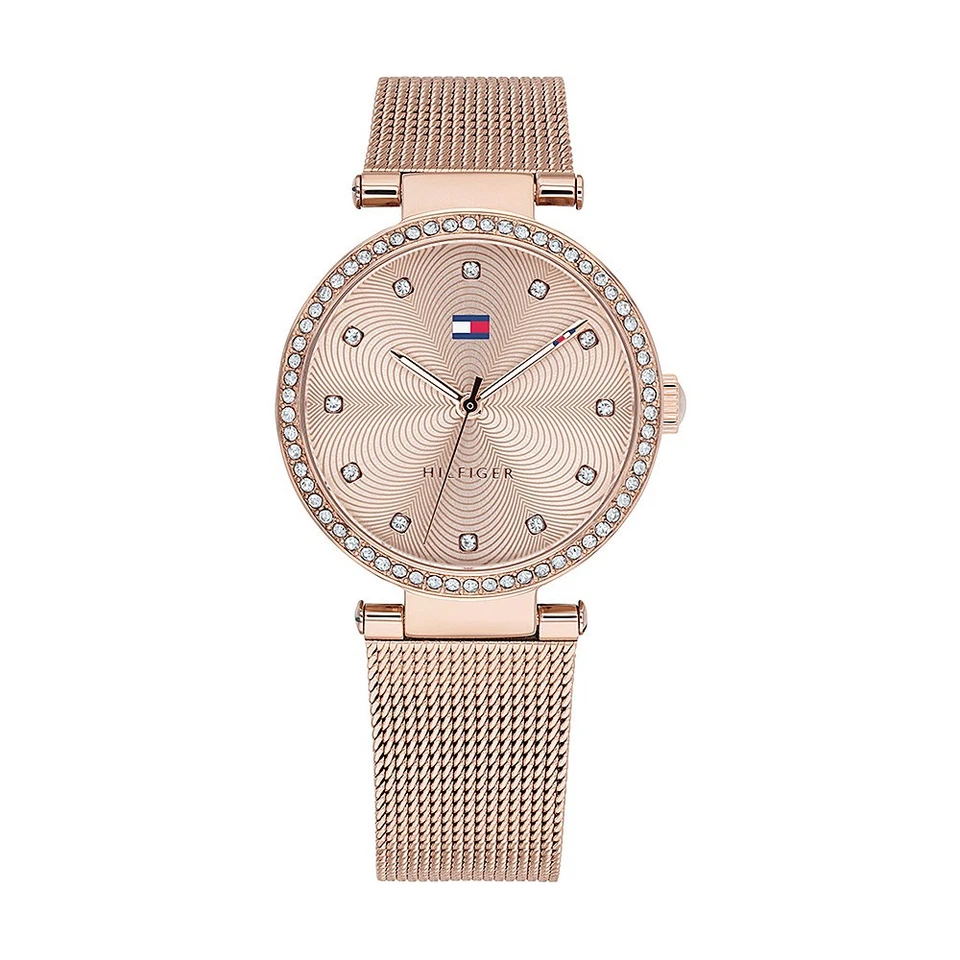 Womens Wristwatch TOMMY HILFIGER LYNN 1782508 Stainless Steel Mesh Gold Rose - Image 1 of 1