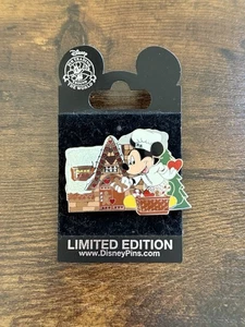 Disney Mickey Mouse Gingerbread House Pin Chef Cookie Christmas Tree Holiday Pin - Picture 1 of 3