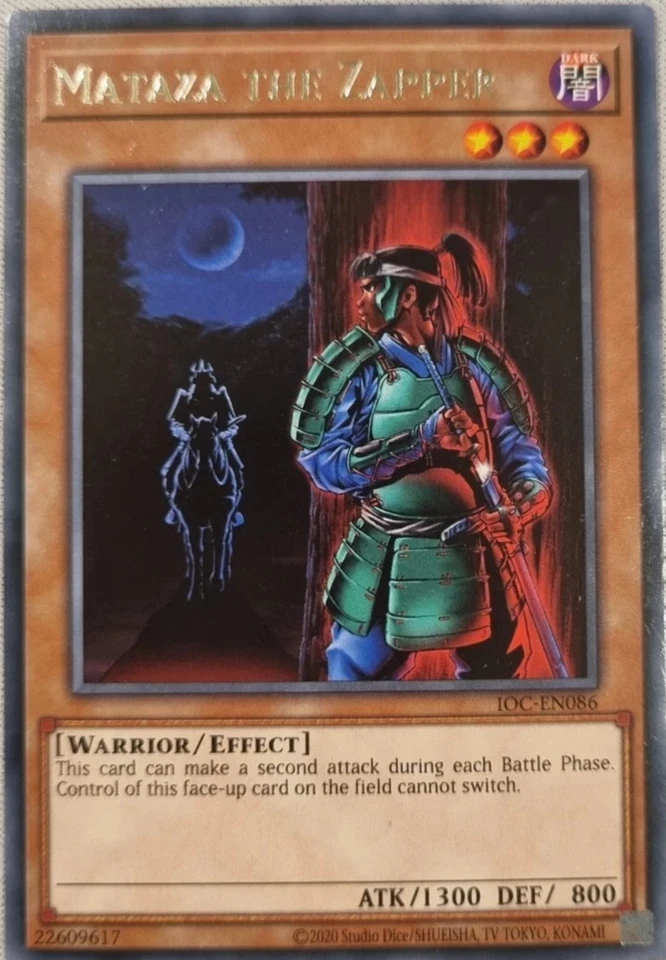 Mataza The Zapper - Rare YuGiOh Invasion Of Chaos 25th Anniversary - IOC-EN086 - image 1 of 1