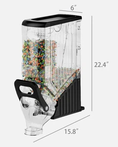 EcoBox - 3,4 GAL Schwerkraftbehälter Lebensmittelspender Müslispender Süßigkeiten Kaffeebohnen - Bild 1 von 6