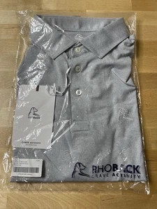 Polo de rendimiento de manga corta Rhoback Heather para hombre talla grande - Imagen 1 de 7