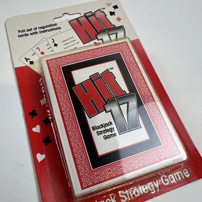 Hit 17 Blackjack Strategy Game 1992 Ken Touroo by Megatoys Sealed Vintage ~ NEW - Image 1 of 4