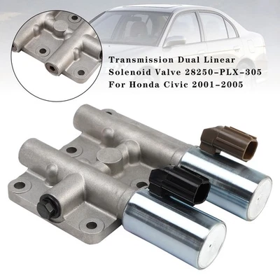 Transmission Dual Linear Solenoid Valve 28250-PLX-305 For Honda Civic 2001-05 A3 - Image 1 of 4