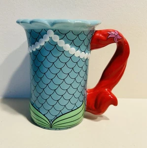 Little Mermaid Princess Ariel Signature 3D Coffee Mug Cup Red Hair DISNEY PARKS - Picture 1 of 7
