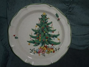 Mikasa Festive Season EB451 Platter Chop Plate 12 1/2" Diameter EC - Picture 1 of 2